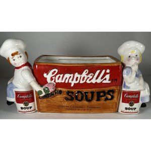 Campbell Soup Recipe Card Holder Planter Condiments
